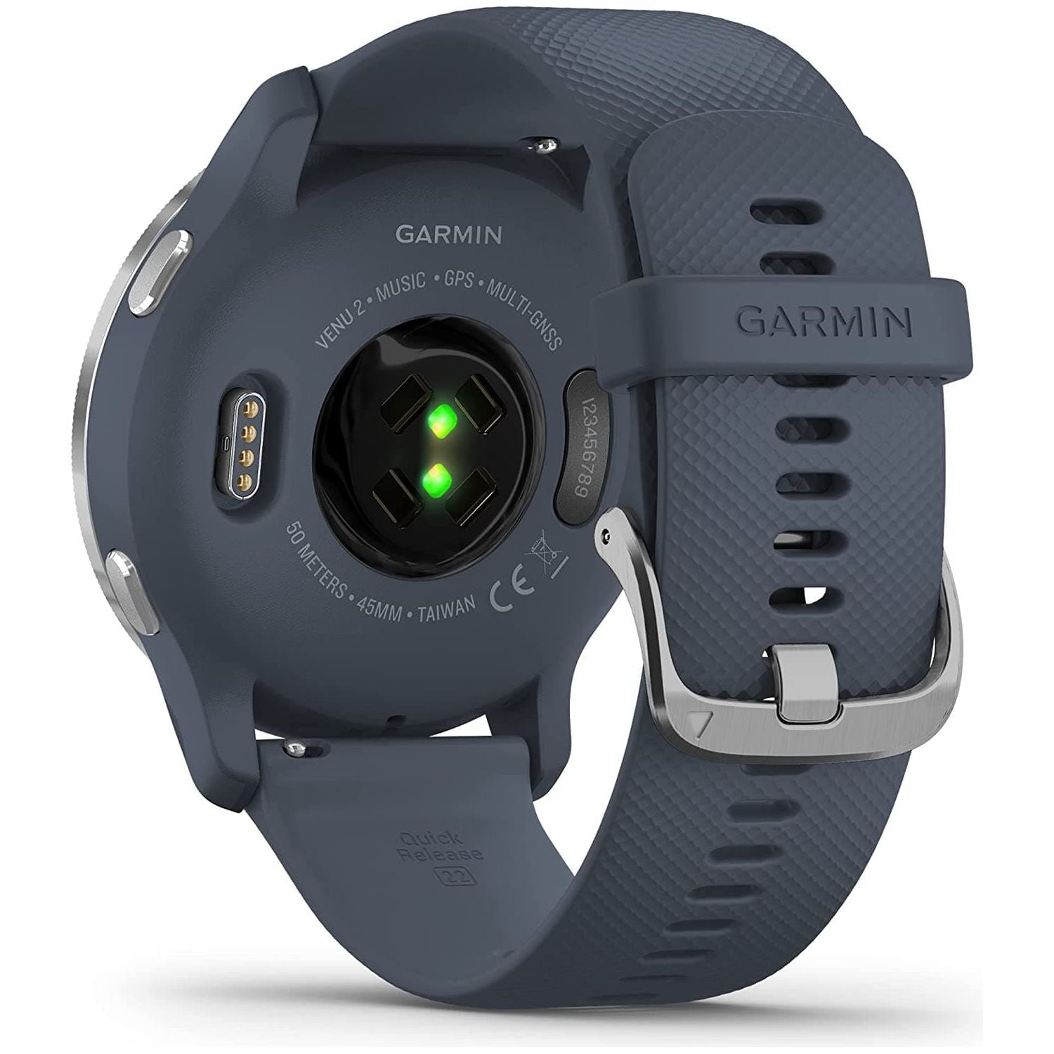 Buy Garmin,Garmin Venu 2 GPS smartwatch with all-day health monitoring, Silver Bezel with Granite Blue Case and Silicone Band - Gadcet.com | UK | London | Scotland | Wales| Ireland | Near Me | Cheap | Pay In 3 |